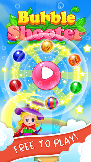 game Bubble Shooter Witch, game puzzle hot new
